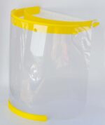 protetor facial faceshield emcubos amarelo
