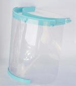 protetor facial faceshield emcubos azul ciano