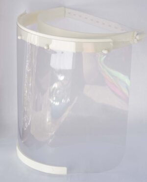 protetor facial faceshield emcubos branco