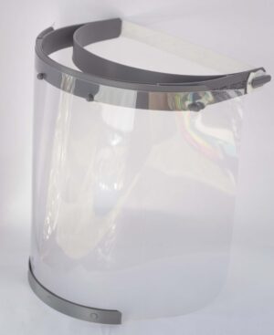 faceshield protetor facial emcubos cinza